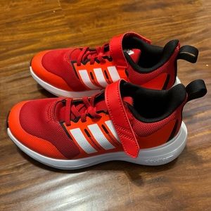 COPY - Kids red Adidas size 1.5. Never worn